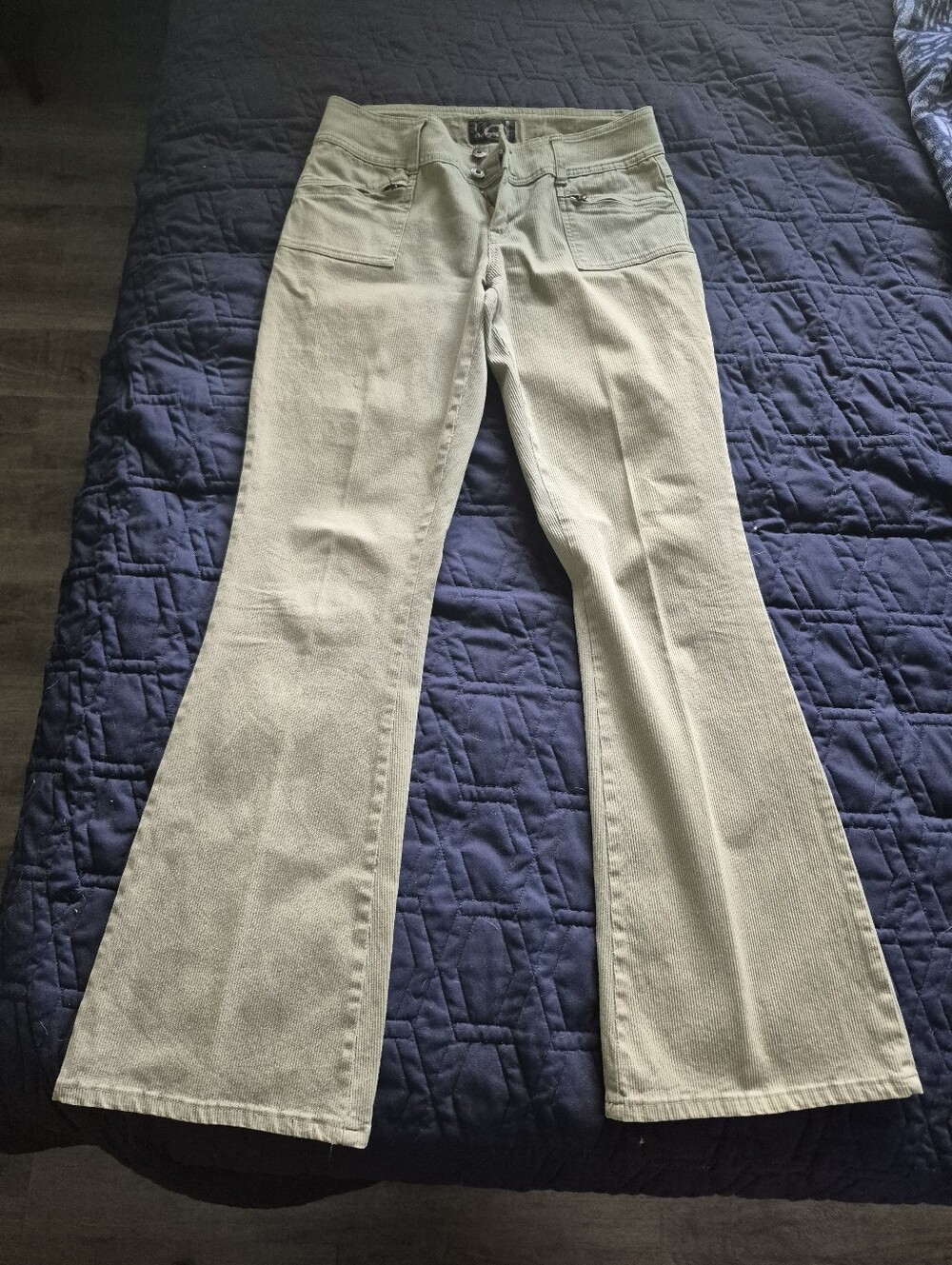 Vintage Dynamite Low-Rise Flare Pants